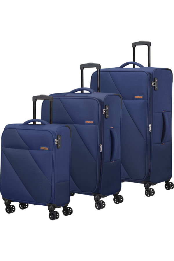 American Tourister Sun Break 3 PC SET A  Marineblå