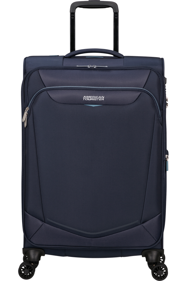 American Tourister SummerRide Spinner M EXP TSA 69cm Marineblå